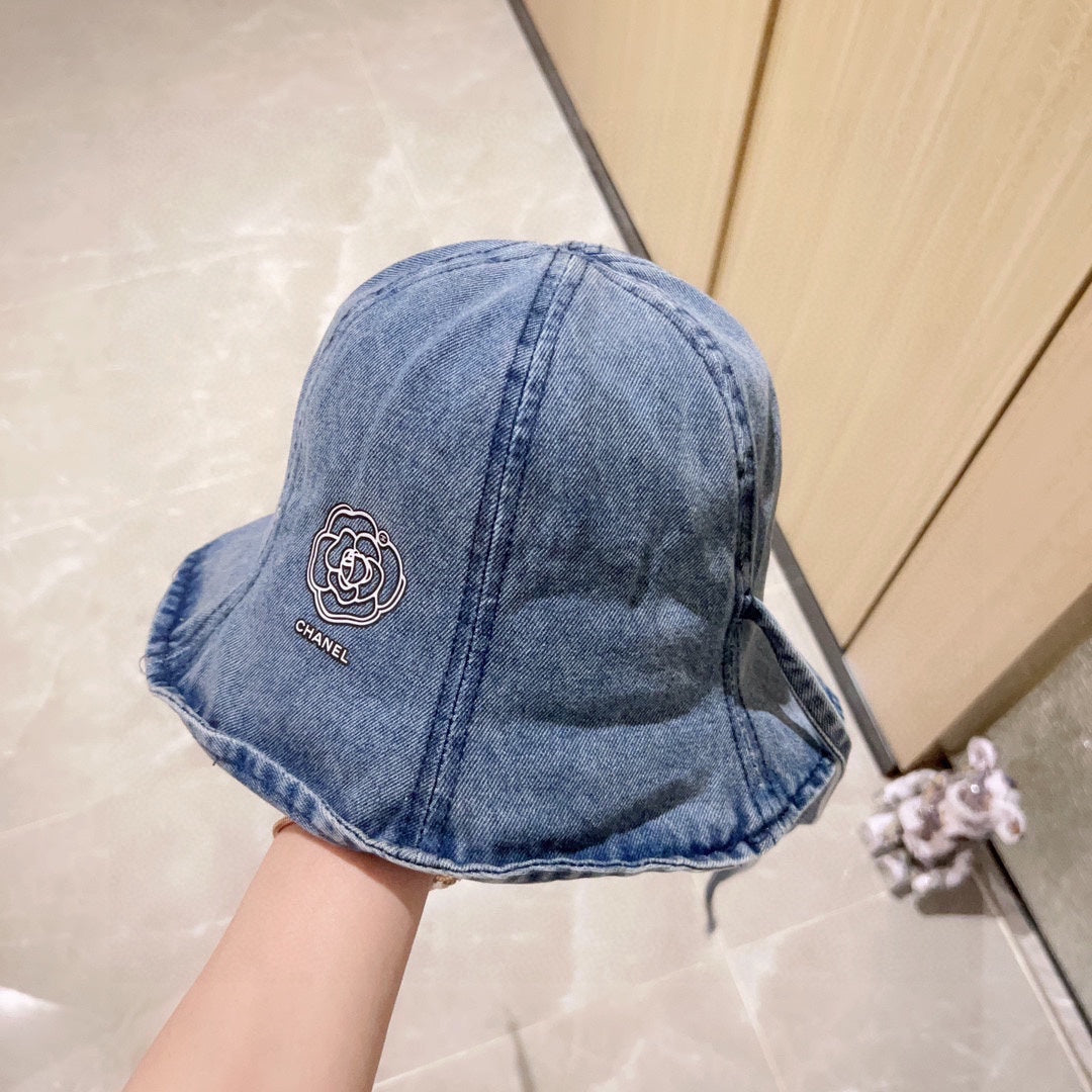 小香家-2023新款牛仔復古男女款漁夫帽