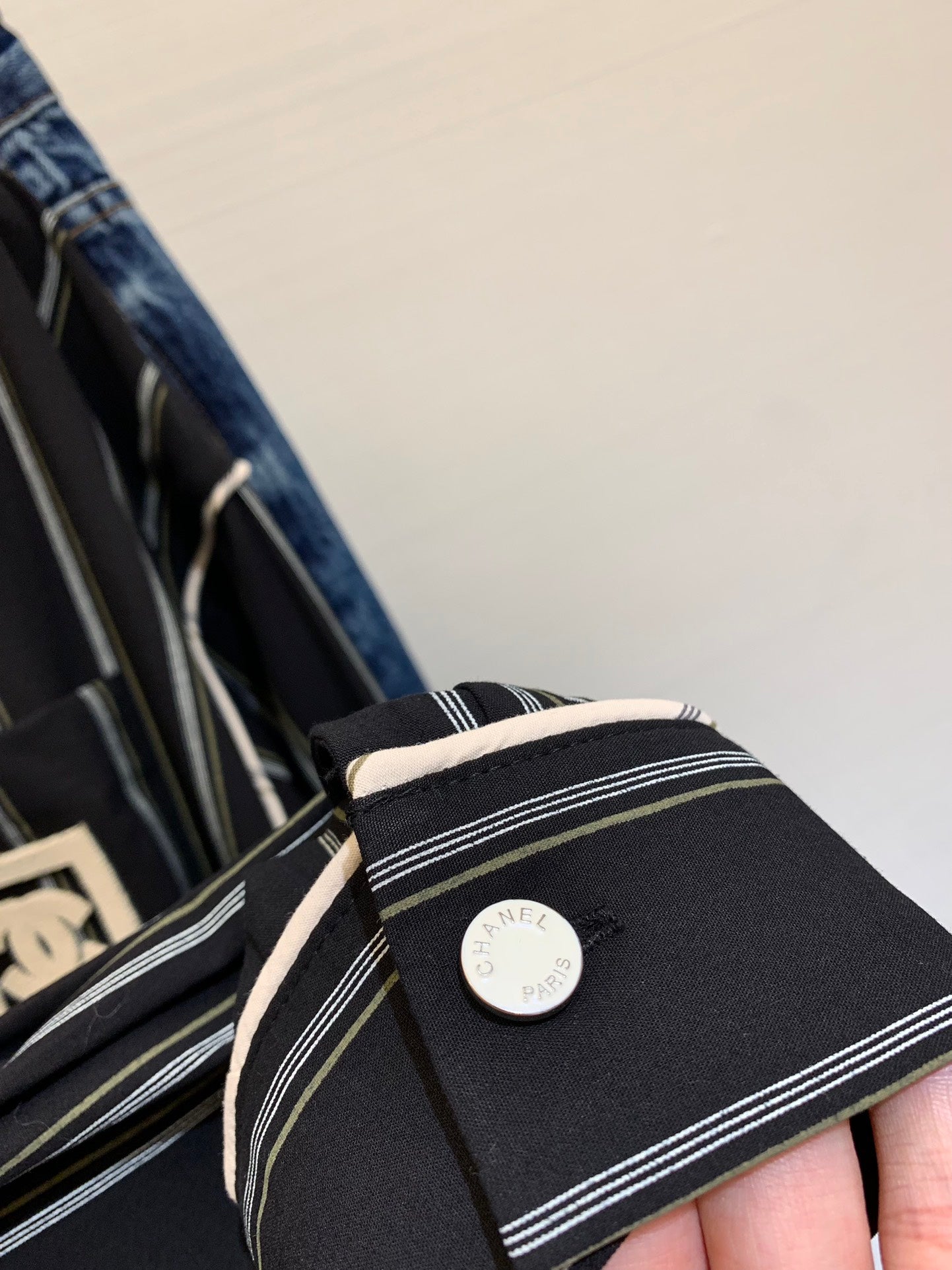 小香家-2403 春夏新款條紋連帽襯衣