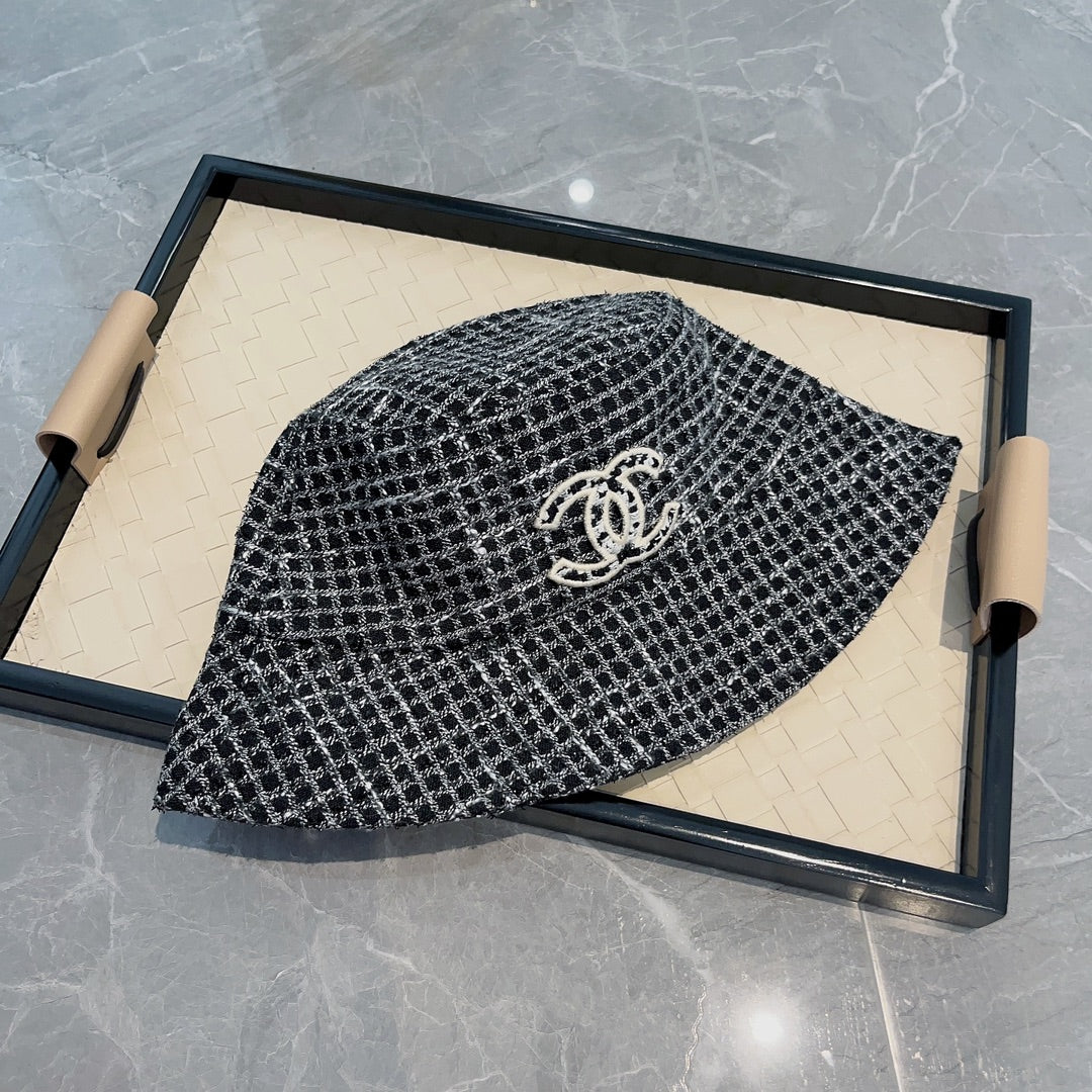 小香家-秋冬新款小香編織刺繡禮帽