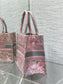迪D家-Book Tote 2023春夏系列 動物園茹伊灰粉 小號