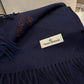 Vivienne westwood-2024經典素色圍巾 藍色