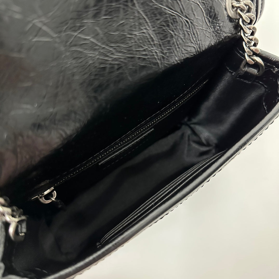 聖Y羅-Niki Chain Wallet mini 黑色