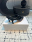 Manolo Blahnik-2024 格狀高跟拖鞋 黑色