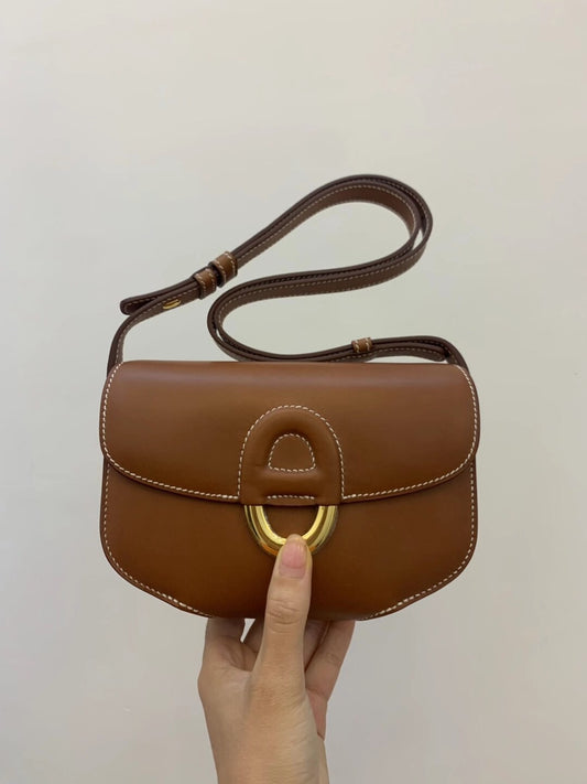 小愛款-Cherche midi mini 馬鞍皮 34 金扣