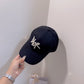 迪D家-刺繡Logo棒球帽 黑色