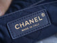 小香家-Chanel 22號手袋 金屬藍中號