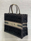 迪D家-Book tote 毛絨黑藍色 大號
