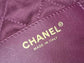 小香家-春夏系列 Chanel 22號手袋小號 紫紅色