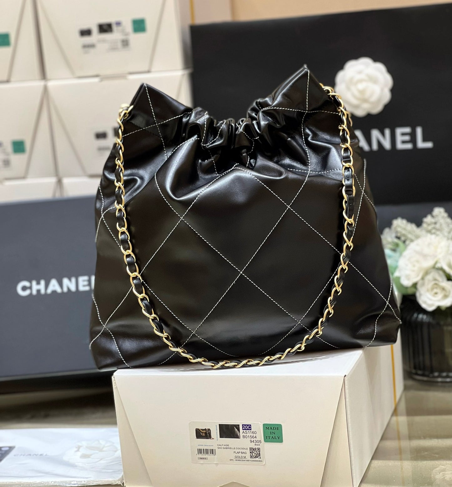 小香家-2023早春度假系列 22Bag 小號 黑色