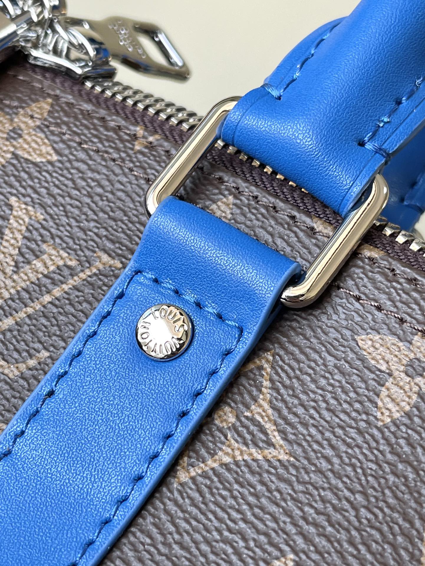 M41416 路L家-Keepall Bandoulière男款旅行袋 藍色