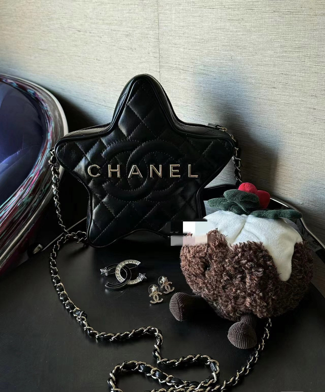 小香家-Chanel 24c 早春度假系列限量版 星星包 黑色