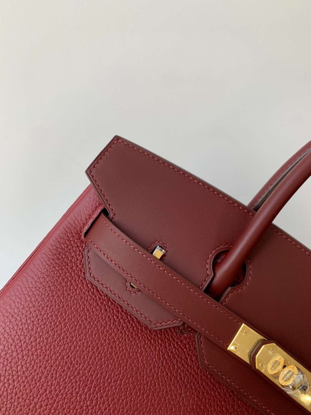 小愛款-Birkin 30 Touch TCsombrero rougeH 愛馬仕紅 金扣