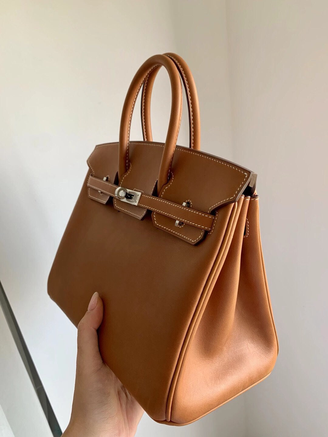 小愛款-Birkin 25 馬鞍皮 Barenia 34 銀扣