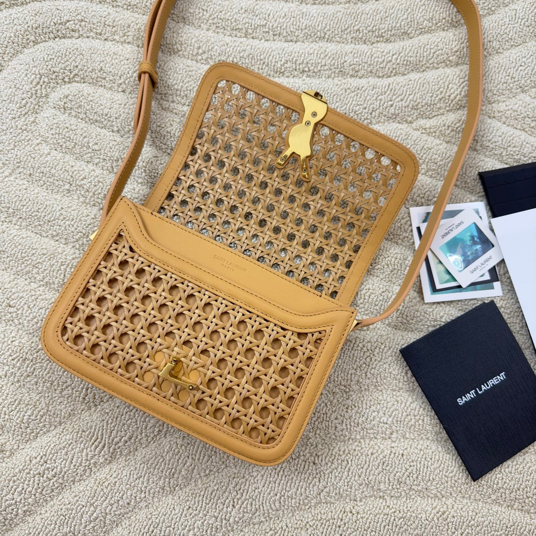 聖Y羅-BOX SAINT LAURENT 豆腐包 小號 編織款