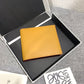 羅L威-Brand bifold wallet系列男士對折短夾 黃色