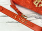 迪D家-Lady dior myABC 羊皮桔紅金扣 小號