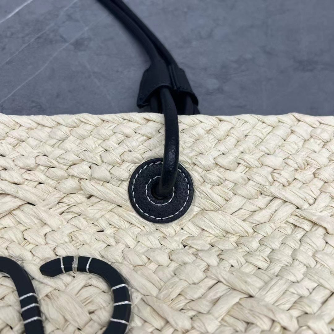 羅L威-草編包 小號