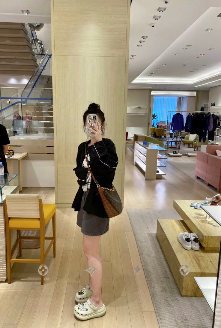 M46311 路L家-Loop Hobo Monogram大型半月包
