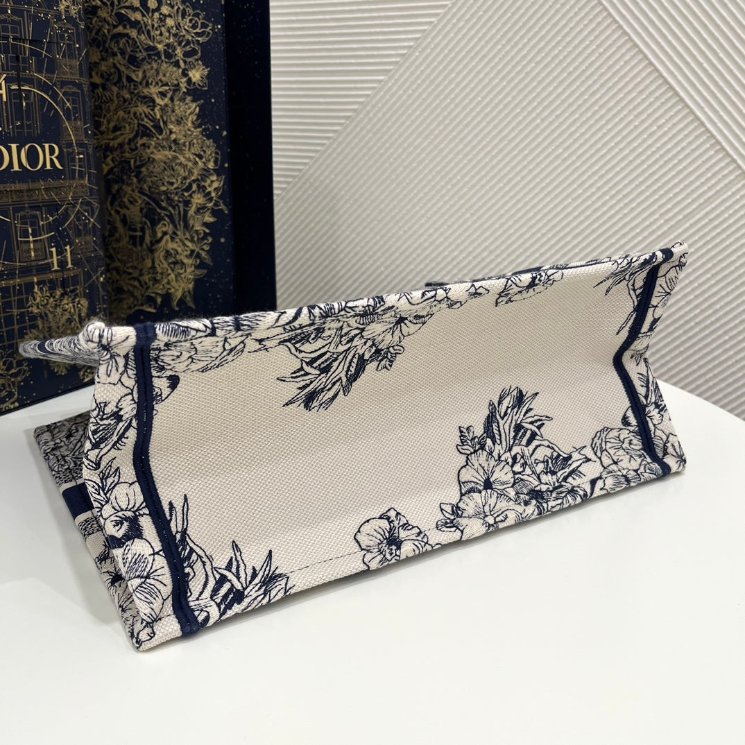 迪D家-BookTote 聖誕限量系列 藍色 36x18x28cm