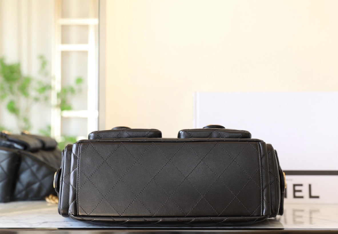 小香家-25C Hobo嬉皮包大號 黑色