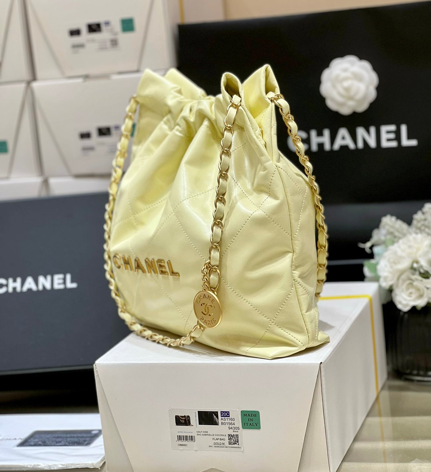 小香家-2023春夏新款 22BAG 小號 小雞黃