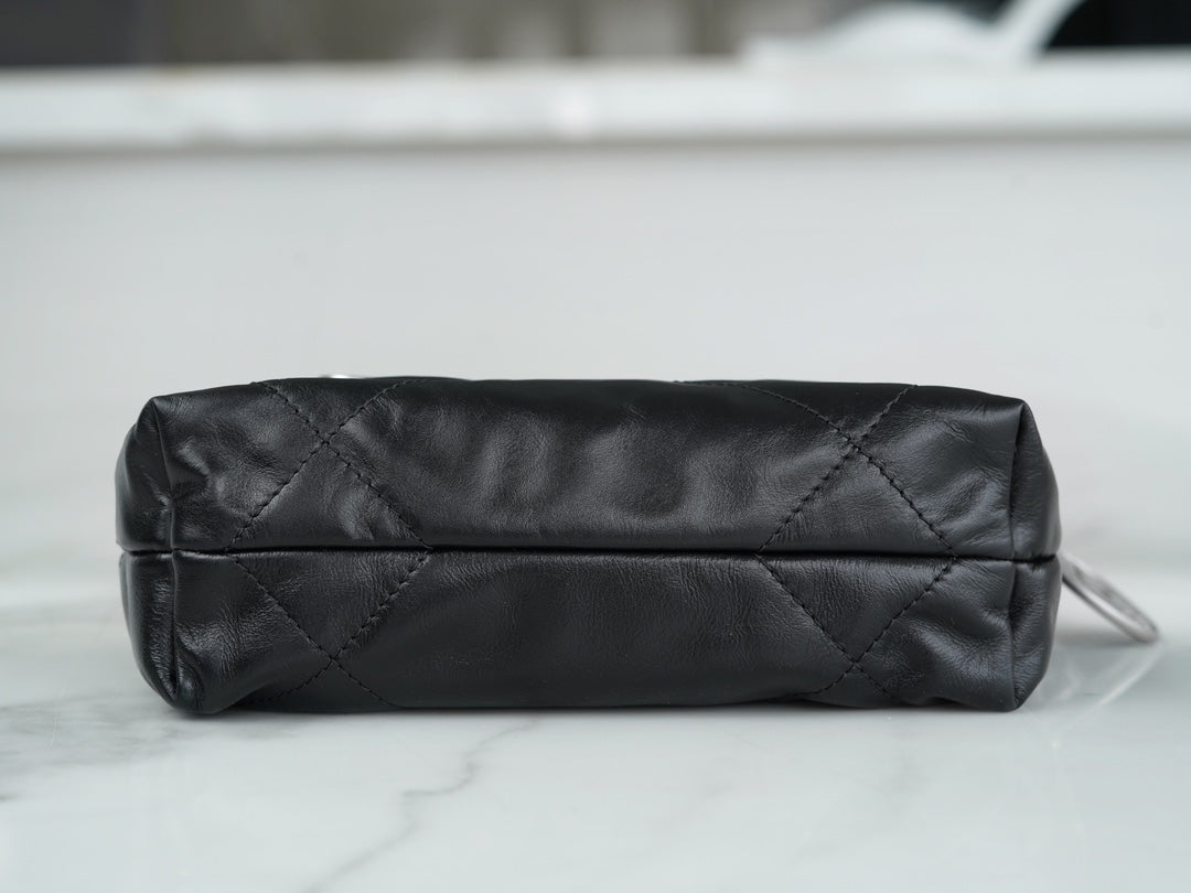 小香家-23S 22Bag Mini 黑色銀扣