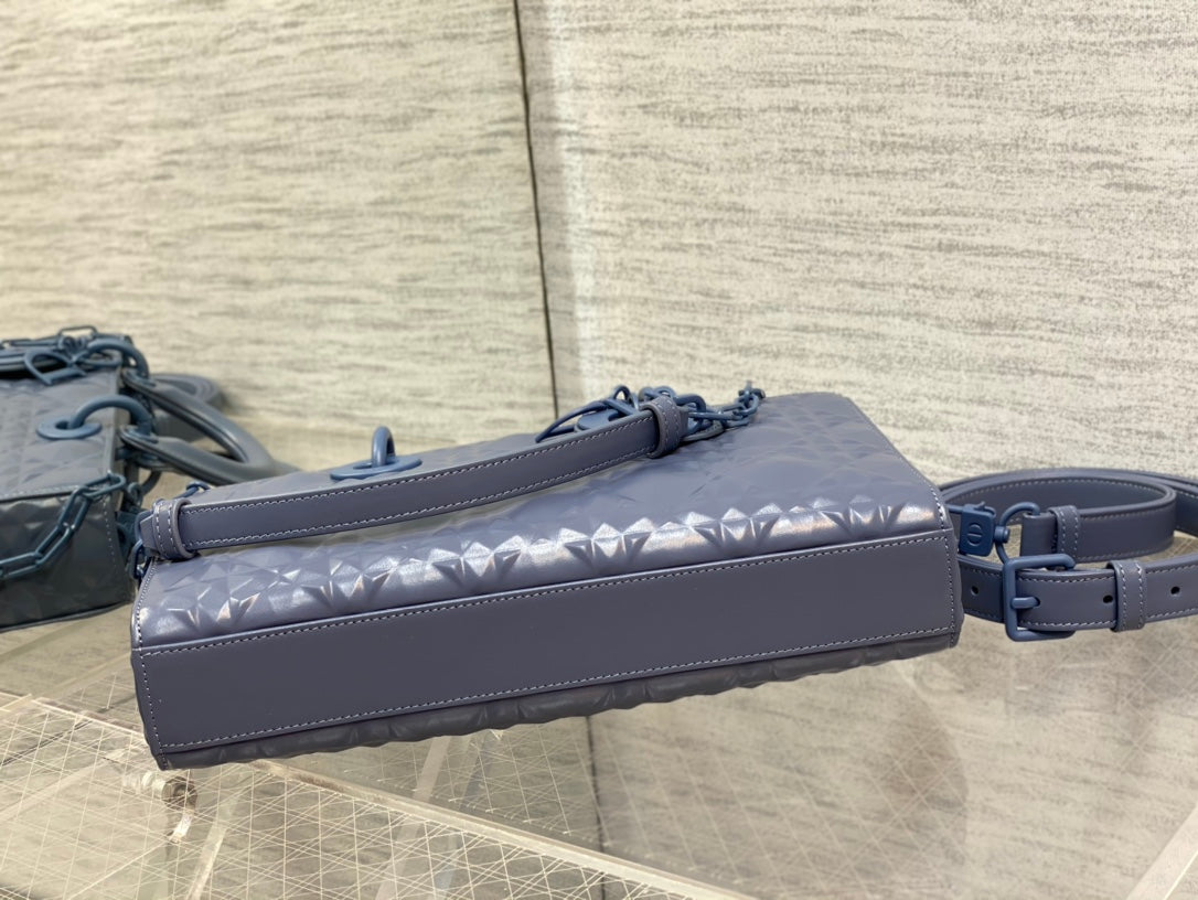 迪D家-LADY D-joy 手袋 大號 霧紫色
