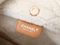 小香家-Chanel 22號手袋 羊羔毛款 焦糖棕色