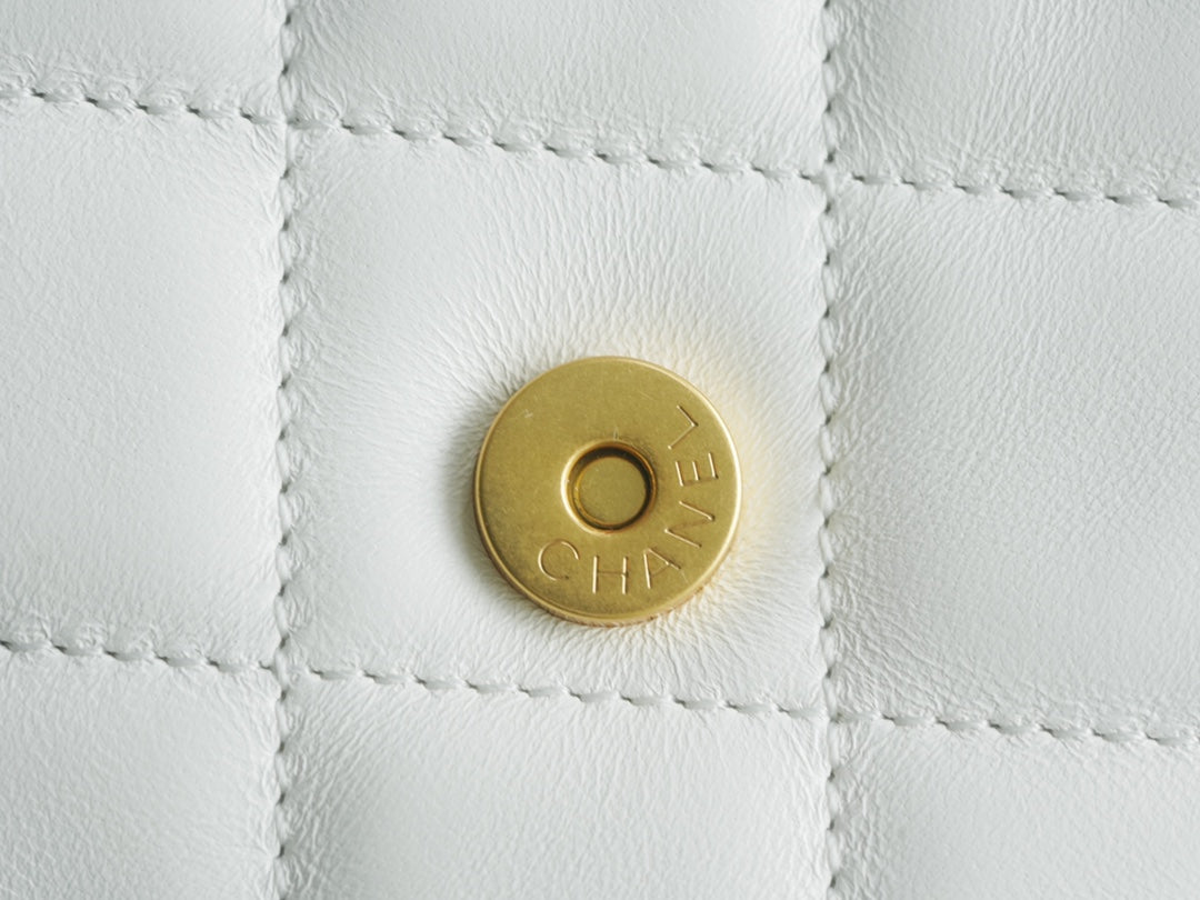 小香家-新款大雙C Logo 法棍包 白色