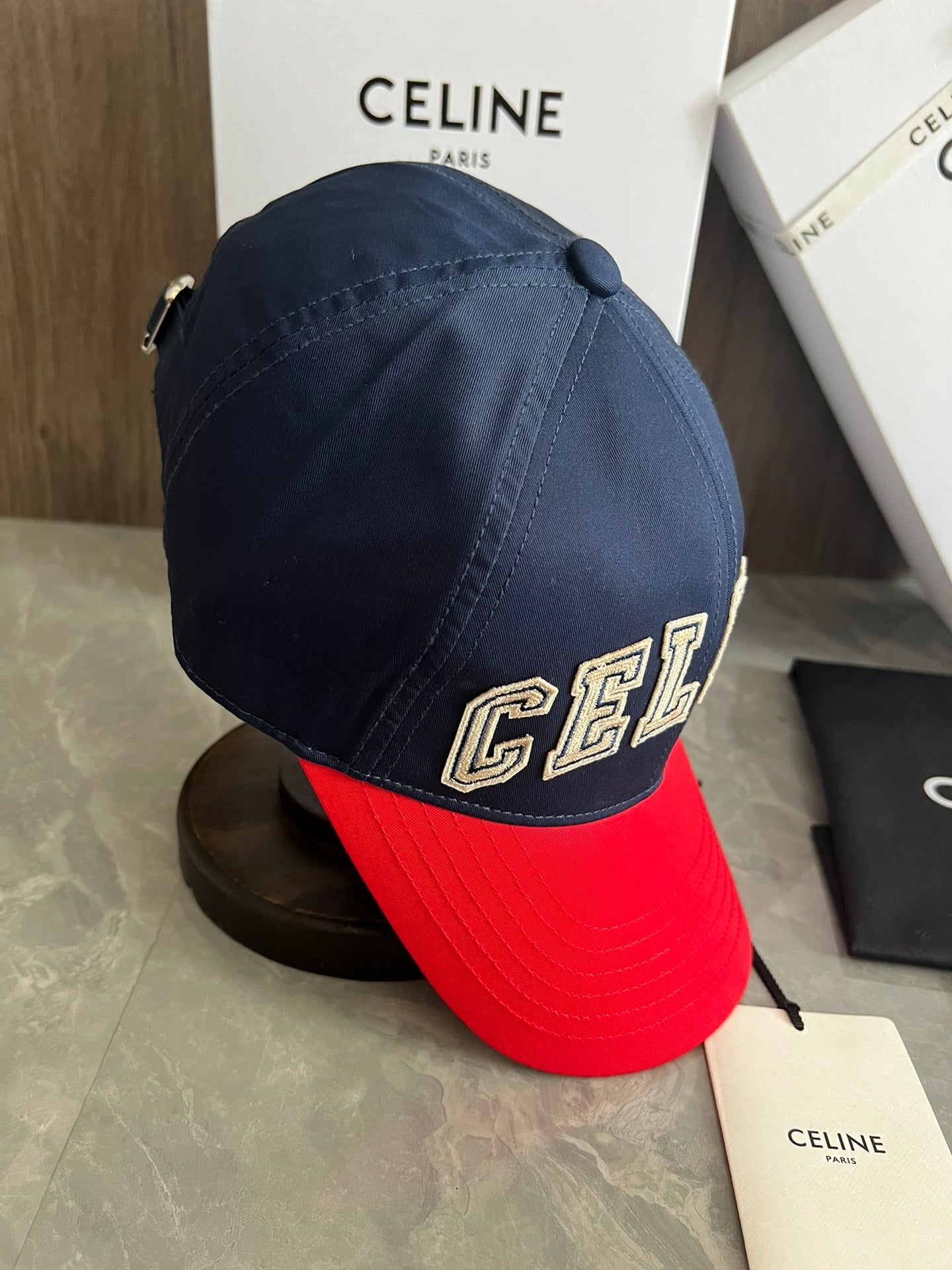 賽C家-官網同款時髦率性棉質棒球帽 紅色