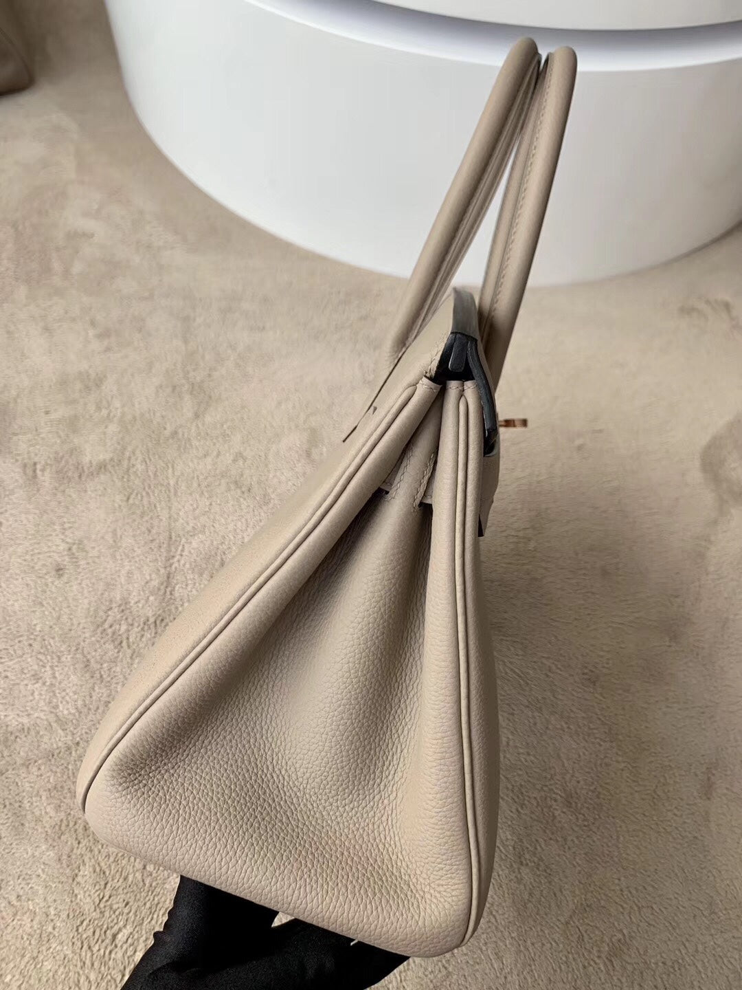 小愛款-Birkin 30 81斑鳩灰 玫瑰金扣