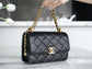 小香家-Chanel 24c雙金球 CF Mini19 黑色
