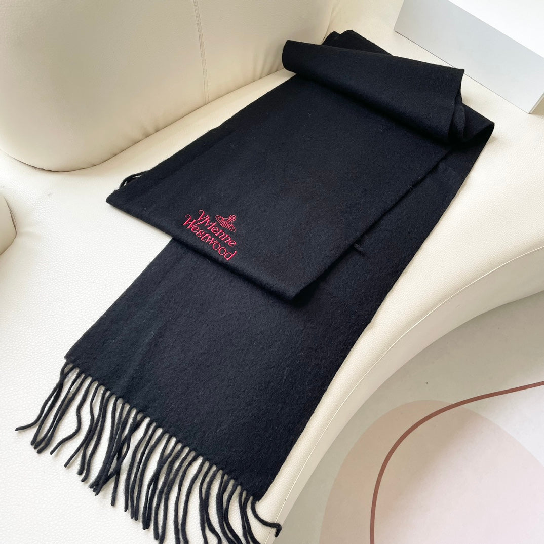 Vivienne Westwood-2024土星LOGO圍巾 185*32