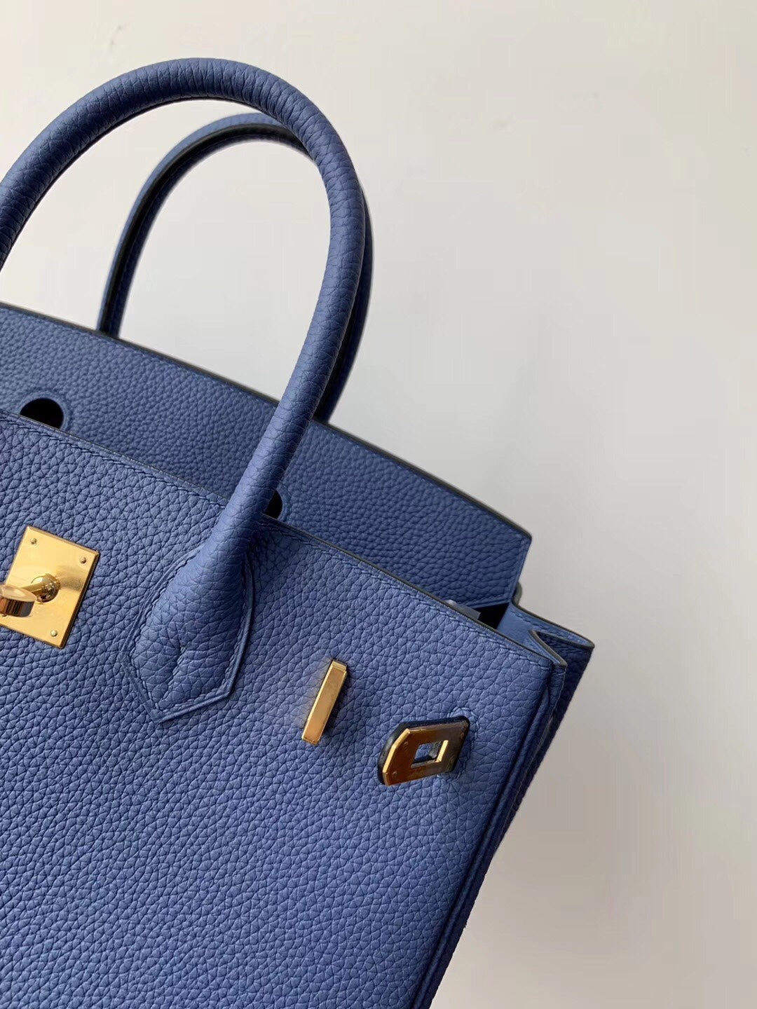 小愛款-Birkin 25 Togo 7E Blue birghton 明藍色 金扣