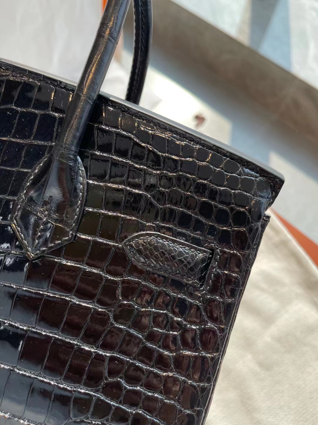 小愛款-Birkin 30 鱷魚 黑色 金扣