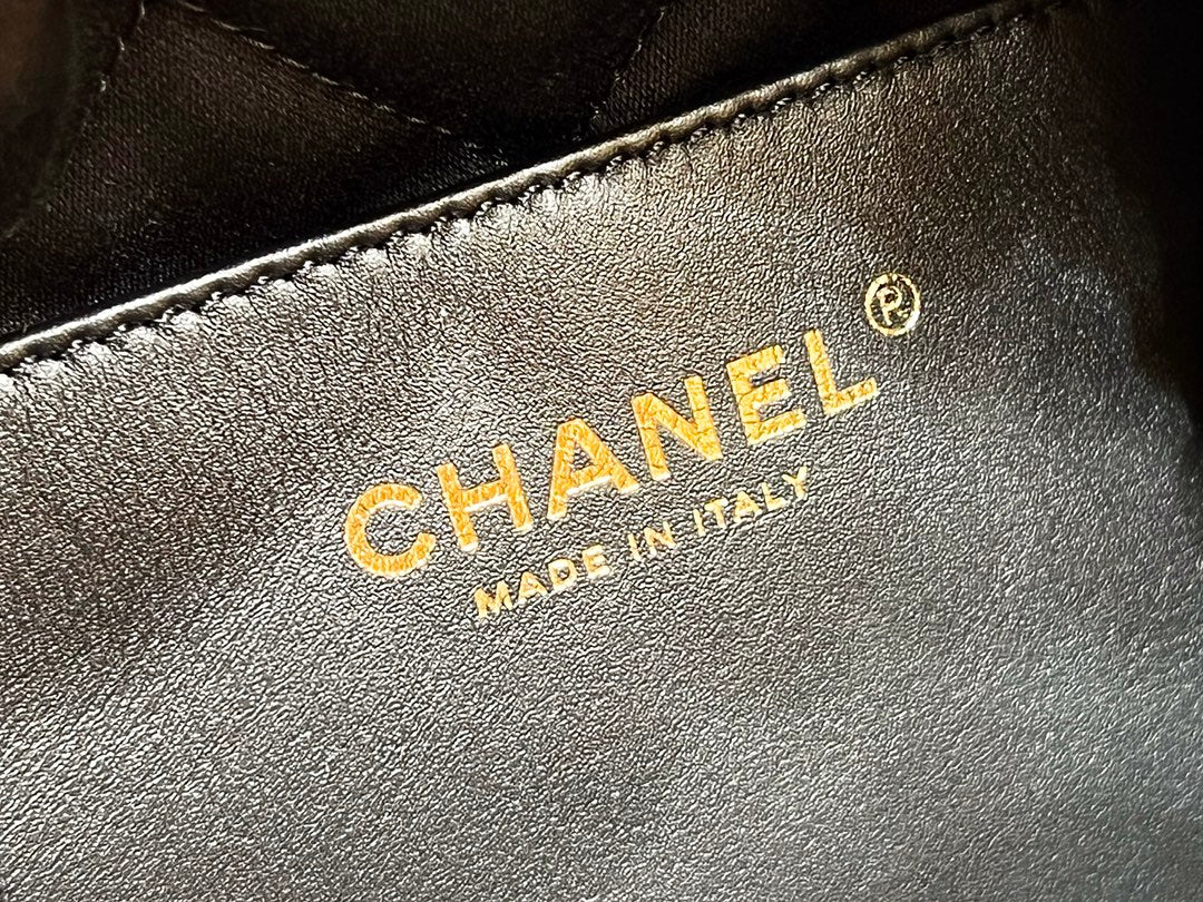 小香家-Chanel 22號手袋 黑色 雙鍊條 珍珠鍊