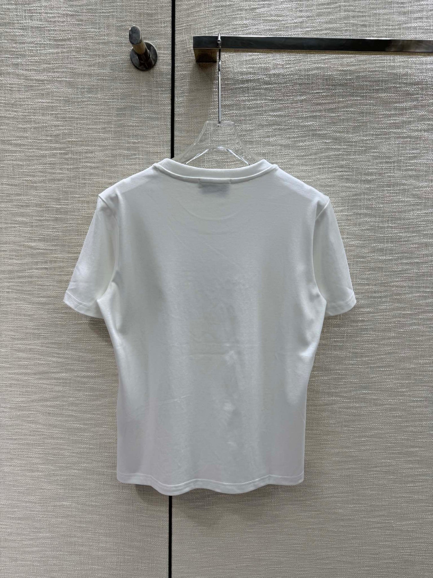 賽C家-2403 愛心字母刺繡TEE 白色
