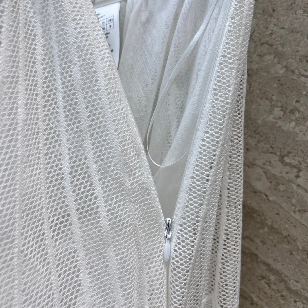 迪D家-2403 早春新款重工繡花蕾絲半裙