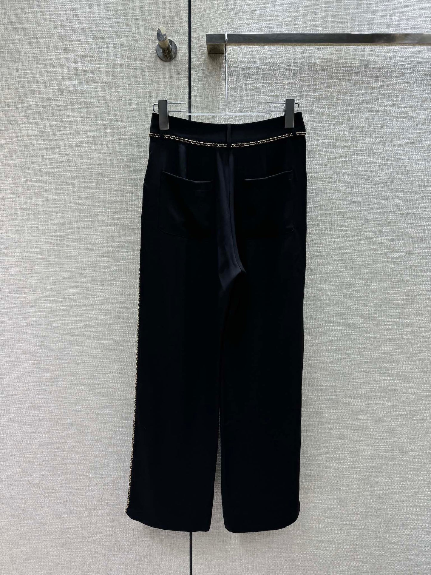 小香家-2403 鏈條直筒西裝褲