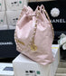 小香家-2023春夏新款 22BAG 中號 淡粉色