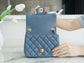 小香家_Chanel 23k 金球方胖子 霧霾藍色