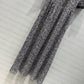 迪D家-2403 24春夏新品赫本風復古抽像元素印花絲質洋裝 黑色