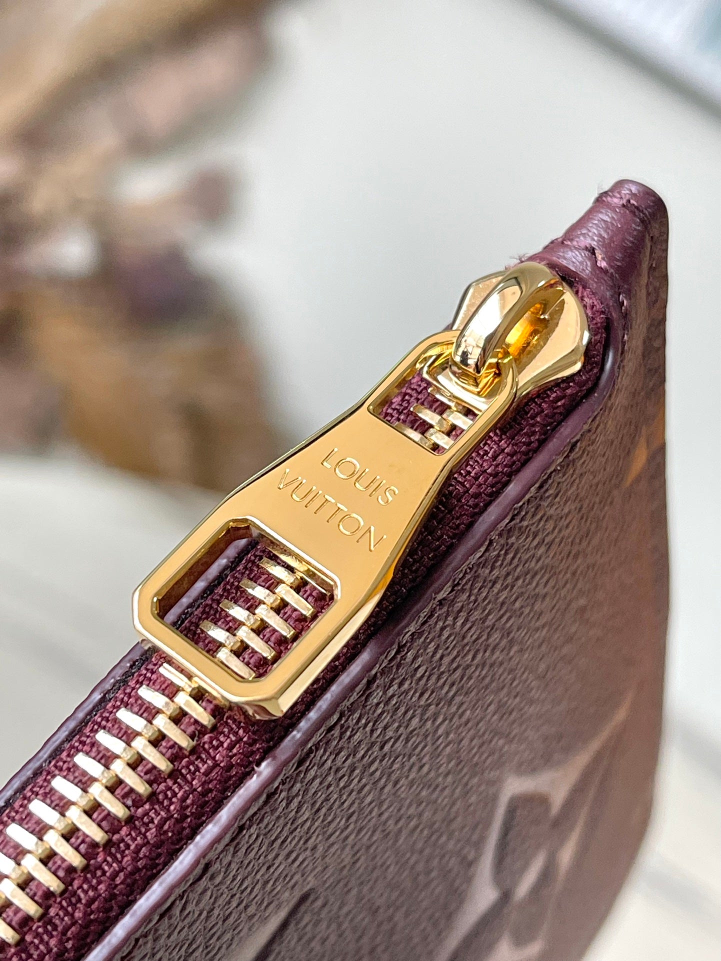 M45686 路L家-Neverfull MM 手提包 酒紅色