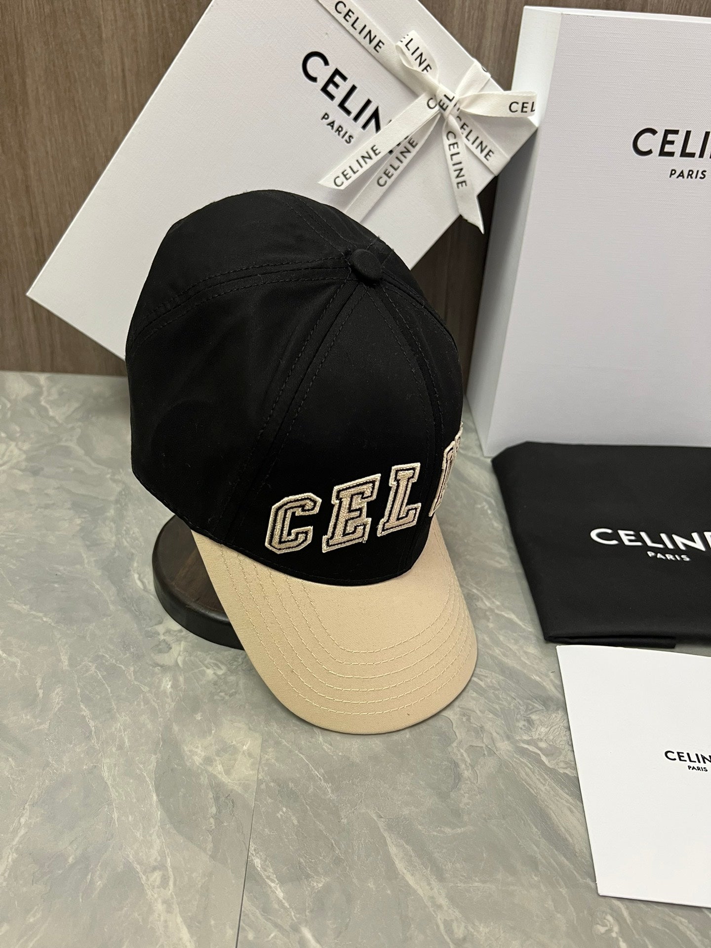 賽C家-官網同款時髦率性棉質棒球帽 黑色