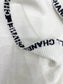 小香家-2403 24夏季新款金屬扣字母刺繡時髦休閒針織吊帶 白色