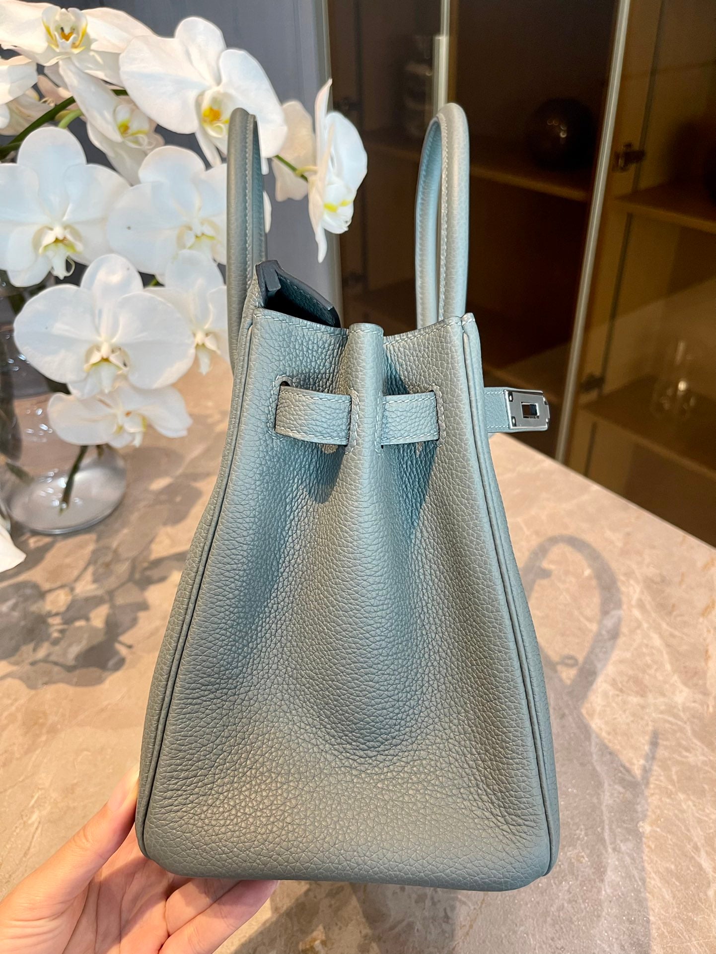 小愛款-Birkin 30 Togo 63杏仁綠 銀扣