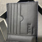 羅L威-Brand bifold wallet系列男士對折短夾 藍色
