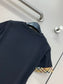 巴B家-2403 24早春新款經典格子繡馬TEE 黑色