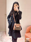 M46751 路L家-Dauphine Capitale 斜跨手提包 棕色撞色