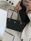 小香家-25C Mini Tote 黑色(內裡暗紅)